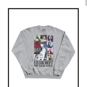 Taylor Swift The Eras Tour Multicolor Graphic Sweatshirt